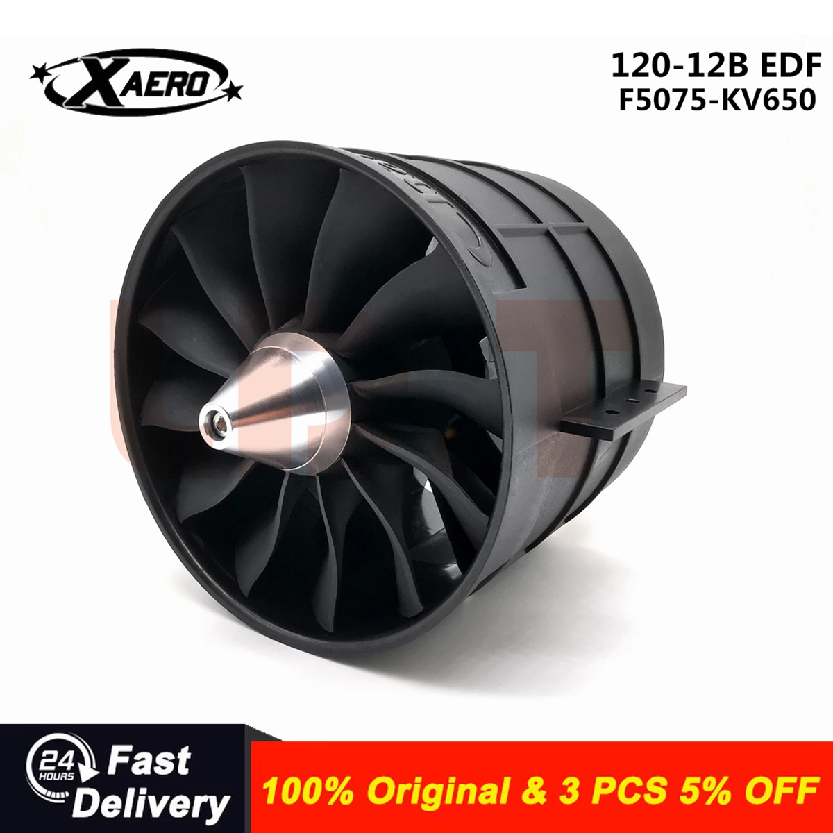 120 mm 12-Blatt-EDF-Kanalventi – Brushless Motor Thrust Test Stand Bewertung und Preis